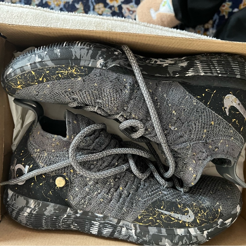 Nike Gray and Black Athletic Shoes